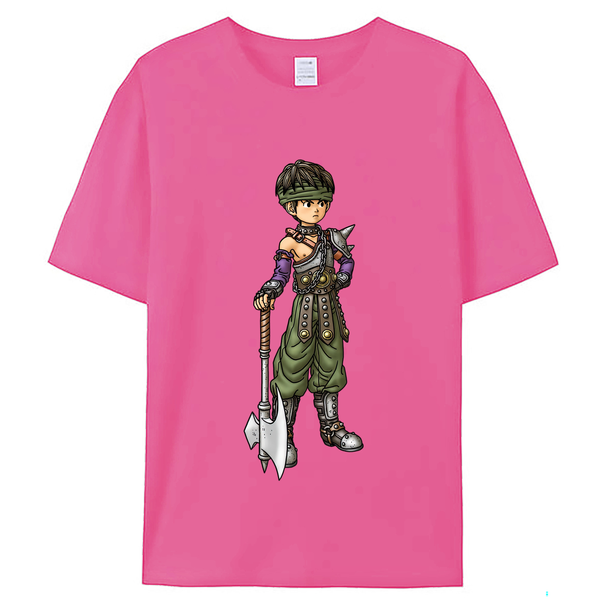 （画像用） ドラゴンクエスト Doragon Kuesuto Dragon Quest レディースカジュアルプリントTシャツ（綿100％）